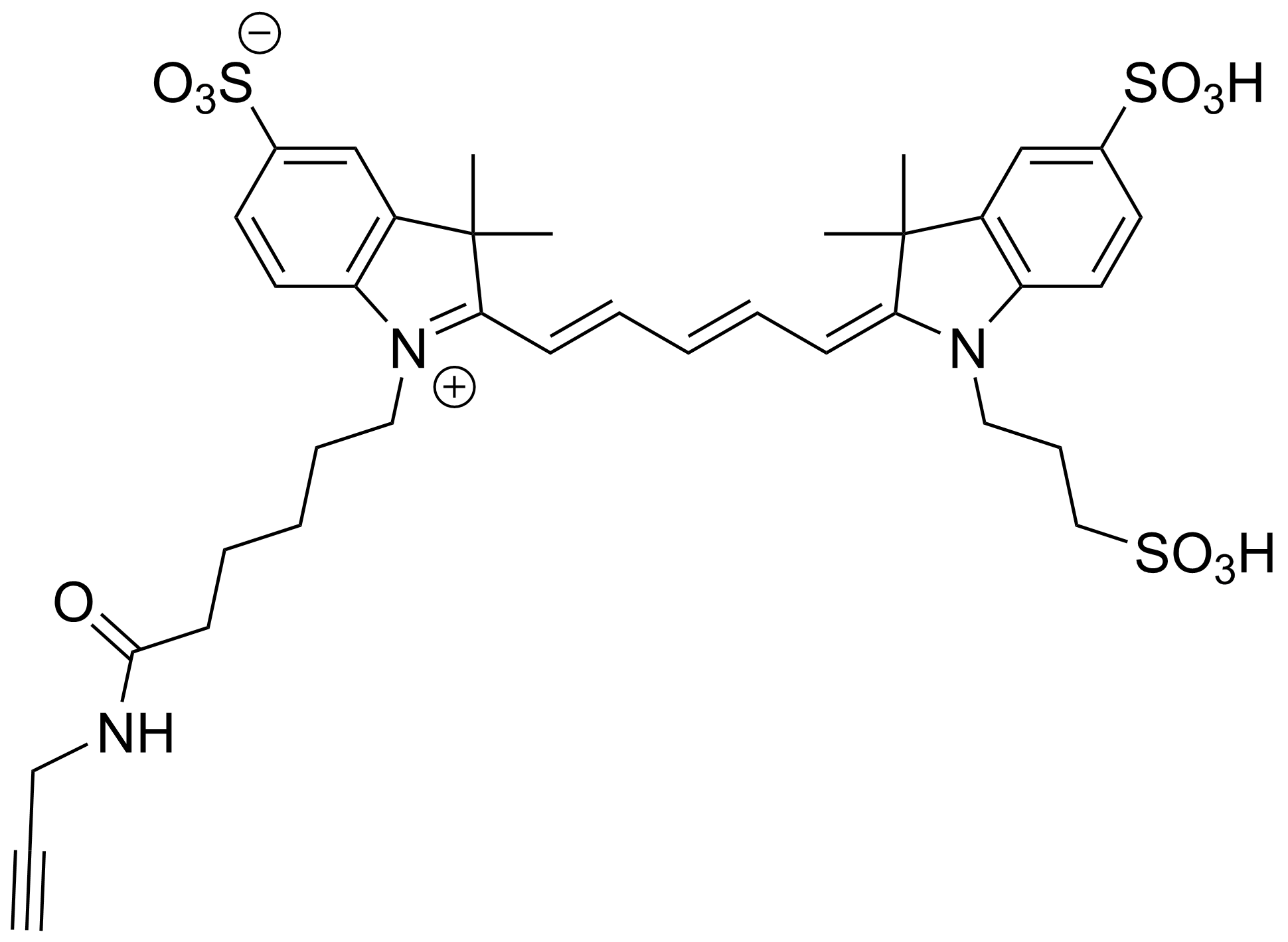 Sulfo Cy5 Alkyne