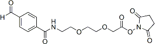 Ald-benzoylamide-PEG2-CH2 NHS ester