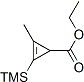ethyl 2-methyl-3-(trimethylsilyl)cycloprop-2-ene-1-carboxylate