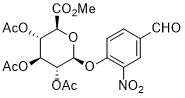 4-Formyl-2-nitrophenyl-β-D-Glucopyranosiduronic Acid Methyl Ester 2,3,4-Triacetate