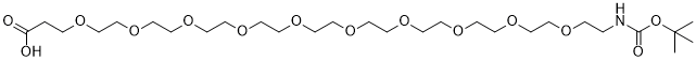 t-Boc-N-Amido-PEG10-acid