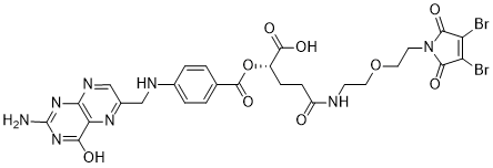 DibromoMal-PEG1 Folate