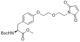 Mal-PEG2-BocNH Tyrosine Methyl Ester