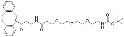 BocNH-PEG3-acid-amine DBCO