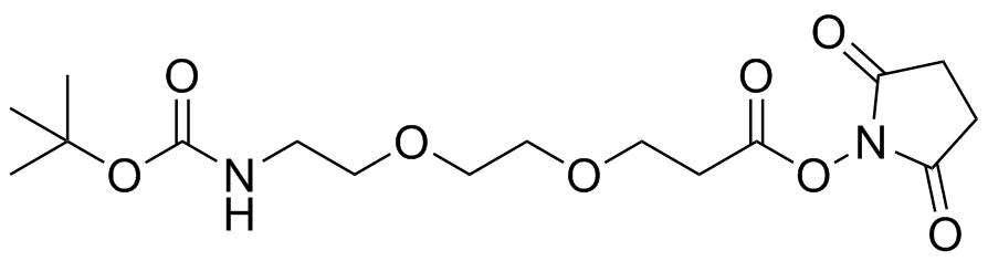 T-Boc-N-amido-PEG2-NHS ester