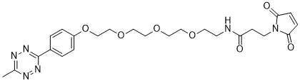 Methyltetrazine-PEG4-Maleimide