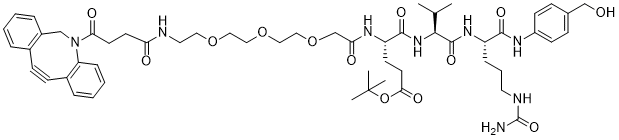 DBCO-PEG4 acetic-EVCit-PAB