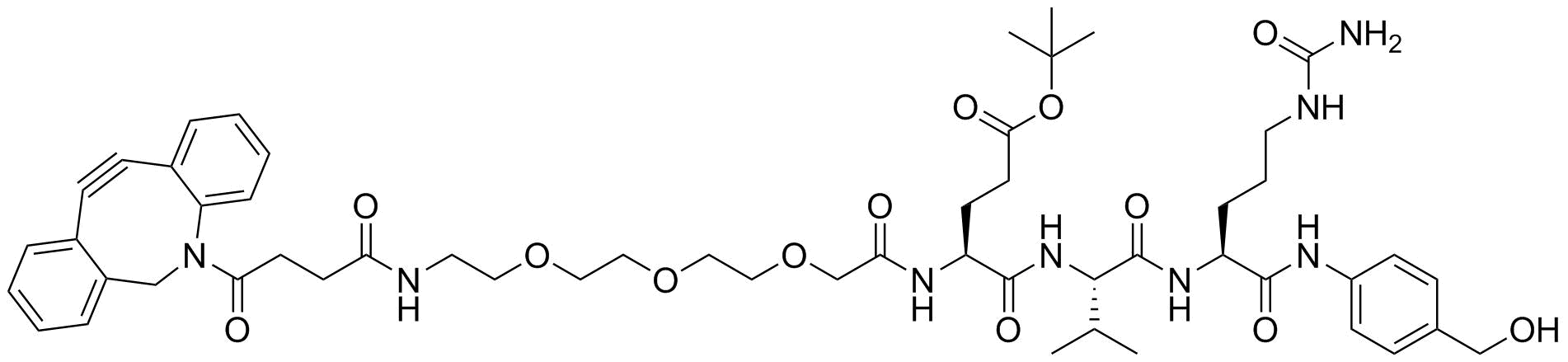 DBCO-PEG4 acetic-EVCit-PAB