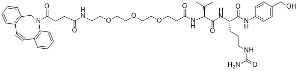 DBCO-PEG3-propionic-Val-Cit-PAB