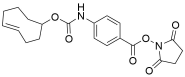 TCO-carbonylamino-benzyl NHS ester