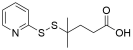 4-methyl-4-(pyridin-2-yldisulfaneyl)pentanoic acid