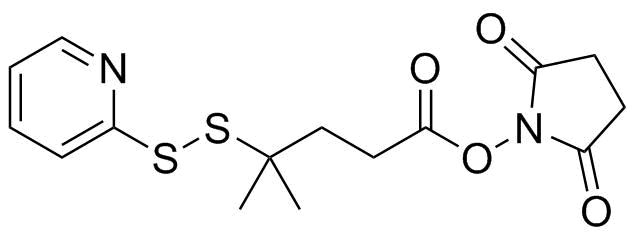 2,5-dioxopyrrolidin-1-yl 4-methyl-4-(pyridin-2-yldisulfaneyl)pentanoate