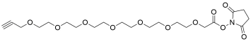 propargyl-PEG7 NHS acetate