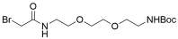 Bromoacetamide-PEG2-Boc-Amine