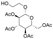 β-tetraacetylglucopyranoside-glycol