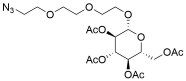β-D-tetraacetylgalactopyranoside-PEG3-azide