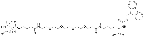 Fmoc-Lys (biotin-PEG4)-OH