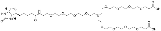 N-(Biotin-PEG4)-N-bis(PEG4-acid) HCl salt