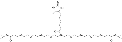 N-Desthiobiotin-N-bis(PEG4-t-butyl ester)