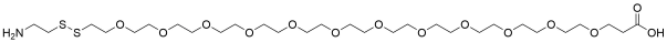 Amino-SS-PEG12-acid