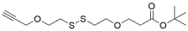 Propargyl-PEG1-SS-PEG1-t-butyl ester
