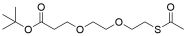S-acetyl-PEG2-t-butyl ester