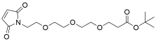 Mal-PEG3-t-butyl ester