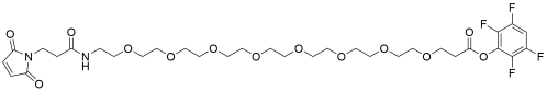 Mal-amido-PEG8-TFP ester