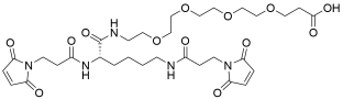 Bis-Mal-Lysine-PEG4-acid