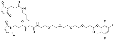 Bis-Mal-Lysine-PEG4-TFP ester