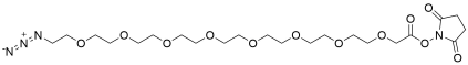 Azido-PEG8-CH2CO2-NHS
