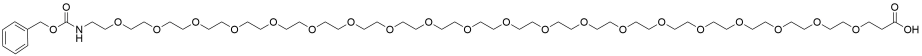 Cbz-N-amido-PEG20-acid