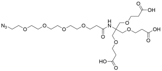 Azido-PEG4-Amido-tri-(carboxyethoxymethyl)-methane