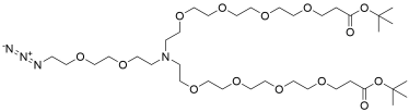 N-(Azido-PEG2)-N-bis(PEG4-t-butyl ester)