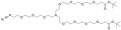 N-(Azido-PEG3)-N-bis(PEG4-t-butyl ester)