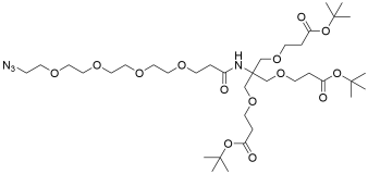 Azido-PEG4-Amido-tri-(t-butoxycarbonylethoxymethyl)-methane