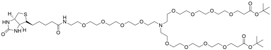 N-(Biotin-PEG4)-N-bis(PEG4-t-butyl ester)