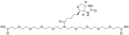 N-Biotin-N,N-bis(PEG4-acid)