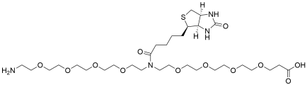N-(Amino-PEG4)-N-Biotin-PEG4-acid