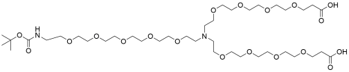 N-(Boc-PEG5)-N-bis(PEG4-acid)