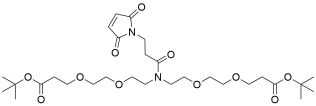 N-Mal-N-bis(PEG2-t-butyl ester)