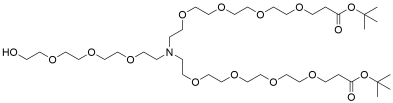N-(Hydroxy-PEG3)-N-bis(PEG4-t-butyl ester)