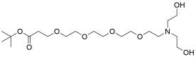 N,N-diethanol amine-PEG4-tert-butyl ester