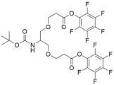 2-(t-Butoxycarbonylamido)-1,3-bis(PFP-oxycarbonylethoxy)propane