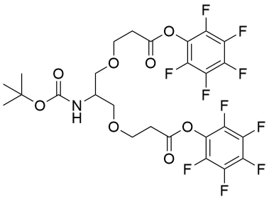 2-(t-Butoxycarbonylamido)-1,3-bis(PFP-oxycarbonylethoxy)propane