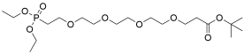 t-butyoxycarboxy-PEG4-phosphonic acid ethyl ester