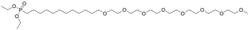m-PEG8-(CH2)12-phosphonic acid ethyl ester