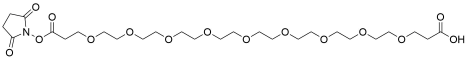 Acid-PEG9-NHS ester