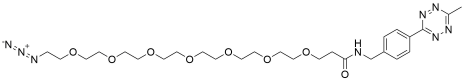 Methyltetrazine-amido-PEG7-azide