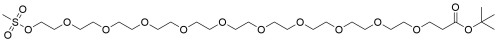 Ms-PEG10-t-butyl ester